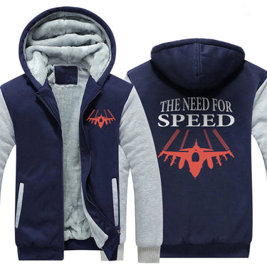 THE NEED FOR SPEED DESIGNED ZIPPER SWEATER THE AV8R